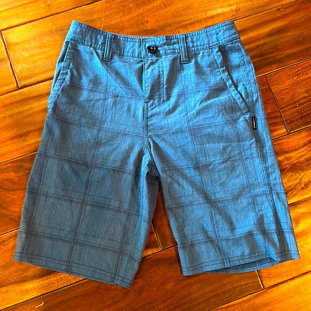 O’Neill Hybrid Blue short with navy Pattern Size 24 (Youth)